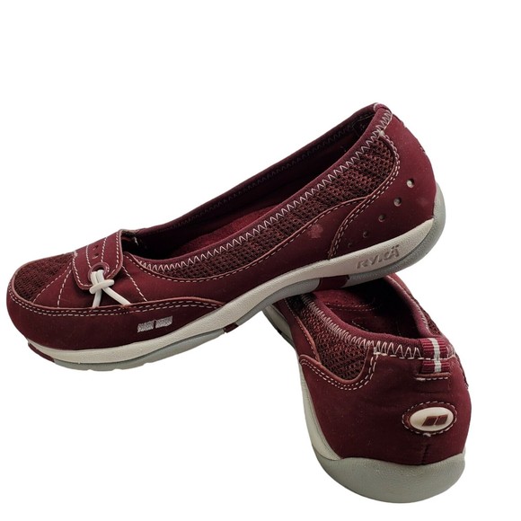 RYKA Skimmers Sneakers - Women's size 6 - Flats Slip On Red Burgandy - Picture 7 of 8